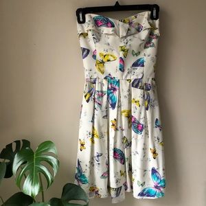 Betsey Johnson Strapless Dress